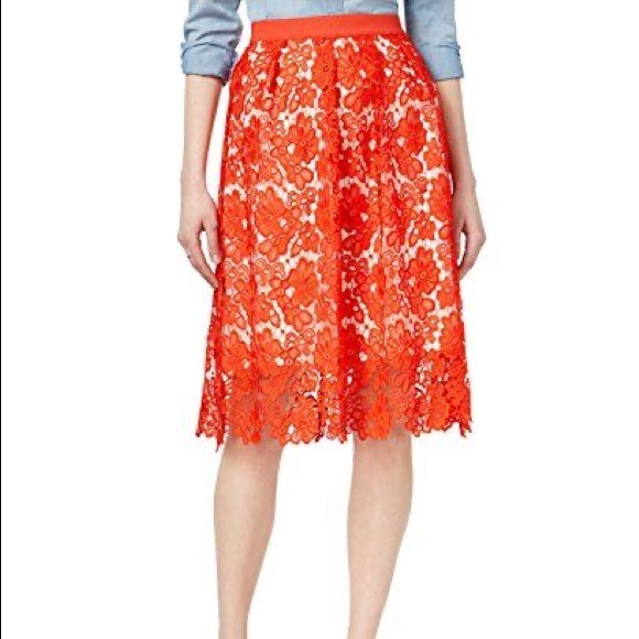 Maison Jules Dresses & Skirts - Maison Jules Lace Overlay Skirt